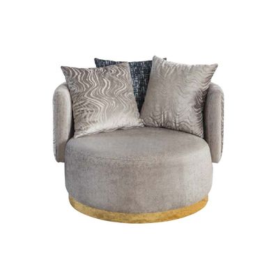 Design Sessel Luxus Einsitzer Modern Lehn Textil 1 Sitz Möbel Einsitzer