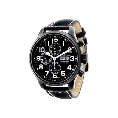 Zeno-Watch - Armbanduhr - Herren - Chrono - OS Pilot - 8557TVDD-bk-a1