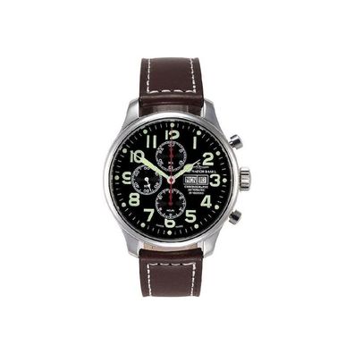 Zeno-Watch - Armbanduhr - Herren - OS Pilot Chrono red - 8557TVDD-pol-a1
