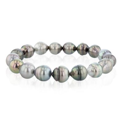 Luna-Pearls - 104.0593 - Armband - Damen - Tahiti-Zuchtperle 8-10mm