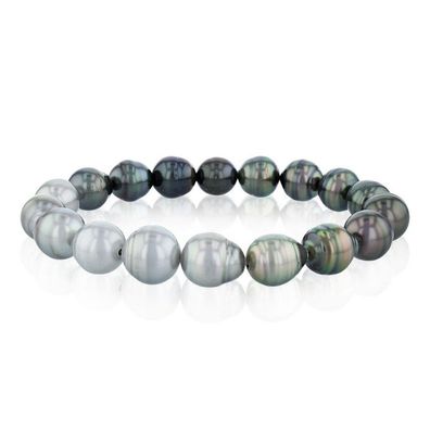 Luna-Pearls - 104.0519 - Armband - Damen - Tahiti-Zuchtperle 8-10mm