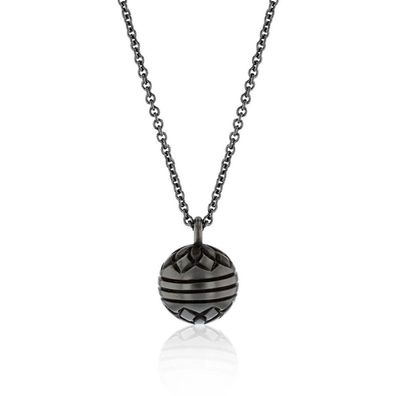 Luna-Pearls - 207.0007 - Collier - Damen - 925er Silber schwarz rhodiniert