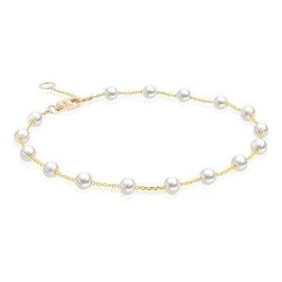 Luna-Pearls - 104.0650 - Armband - Damen - 585 Gelbgold
