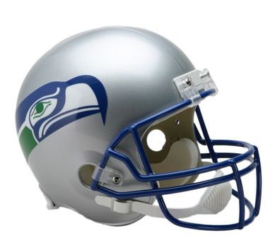 NFL Seattle Seahawks 1983-2001 Mini Helm Throwback VSR4 Riddell Footballhelm