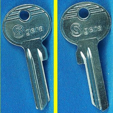 Original Schlüsselrohling Gera - Schaftlänge 22 mm / Gesamtlänge 48 mm