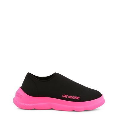 Love Moschino - Sneakers - JA15564G0EIM2-00B - Damen - black, hotpink