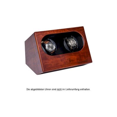 Augusta - Uhrenbeweger für zwei Uhren Bubinga holzfarben - 5569.241