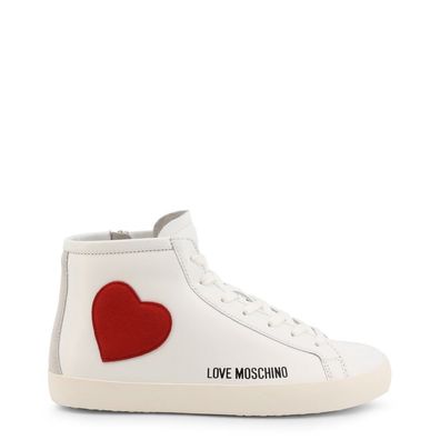 Love Moschino - Schuhe - Sneakers - JA15412G1EI44-10A - Damen - white, red