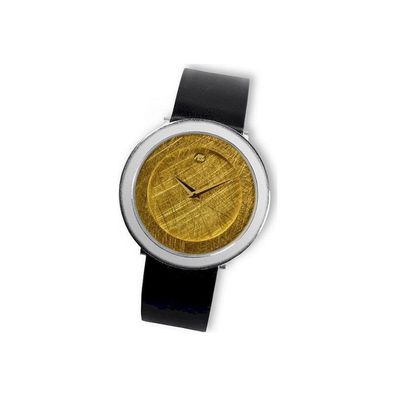 ARS Silber Uhr mit 750 Gelbgold 16113