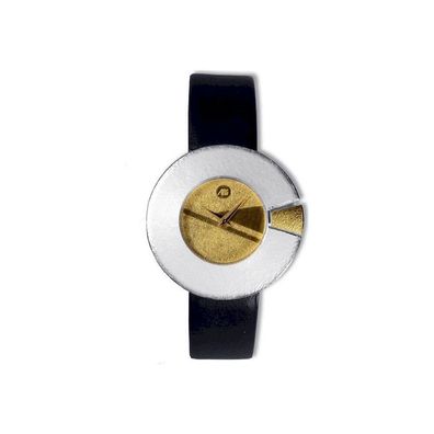 ARS Silber Uhr mit 750 Gelbgold 16094