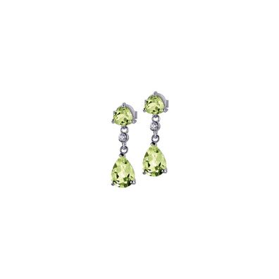 Jacques Lemans - Ohrstecker Sterlingsilber mit Peridot - SE-O108C
