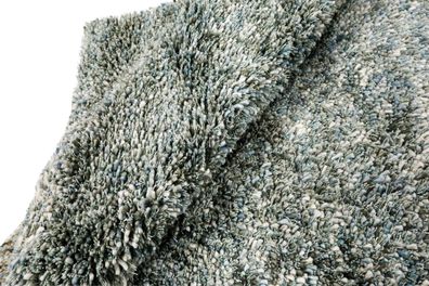 Teppich Brinker Carpets Hochflor 200x290 cm 100% Wolle Rug Handgewebt grün Mix