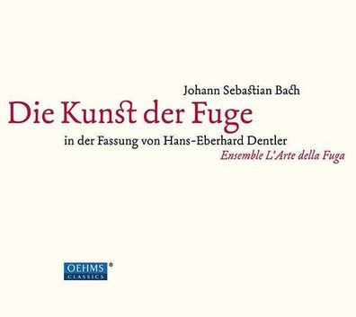 Johann Sebastian Bach (1685-1750): Die Kunst der Fuge BWV 1080 - Oehms 42603309185...
