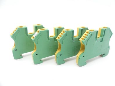 Weidmüller WPE 6 Reihenklemme grün/ gelb VPE 4 Stück -neuwertig-