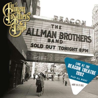The Allman Brothers Band: Play All Night: Live At The Beacon Theatre 1992 - Epc ...