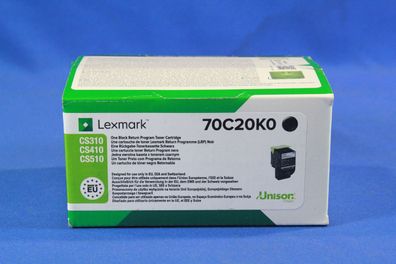 Lexmark 702K Toner Black 70C20K0 -A
