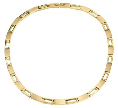 Boccia Schmuck Titan-Halskette für Damen Goldfarben 08040-03