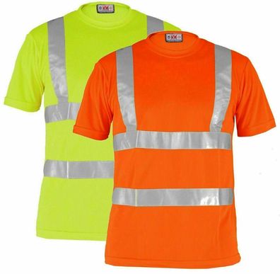 2 Stck. "Avenue" Neon Warnschutz T-Shirt Fluor Warnschutzkleidung gut sichtbar