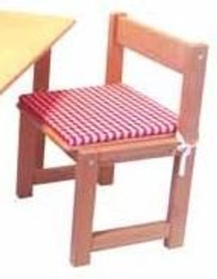 Holzmöbel Stuhl mit Kissen T/ B/ H 33,5cm/35cm/60cm NEU Kindermöbel Kindergarnitur