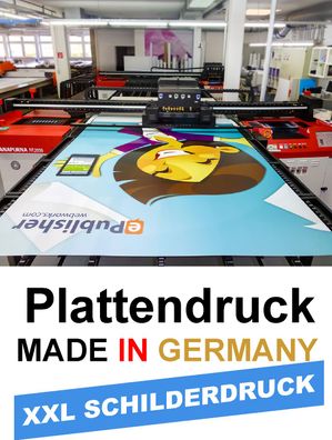 2 Stck 300 cm x 50 cm Werbeschilder Firmenschilder Außenwerbung MIT UV-SCHUTZ