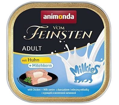 Animonda Adult Nassfutter für Katzen, Huhn und Milch, 100g