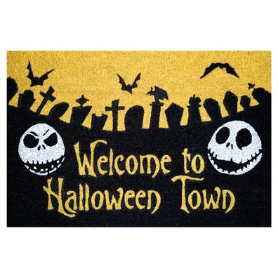 Nightmare before Christmas Fußmatte Welcome to Halloween Town 40 x 60 cm