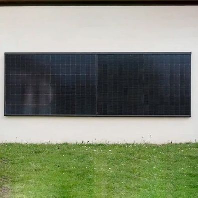 Wand PV Montagepaket Premium für 2 PV-Modul verdecktes Montagesystem Solar Wand
