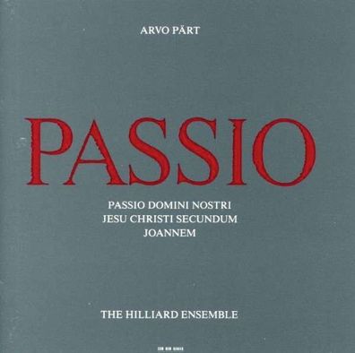 Arvo Pärt - Passio Domini Nostri (Johannes-Passion) - - (CD / P)