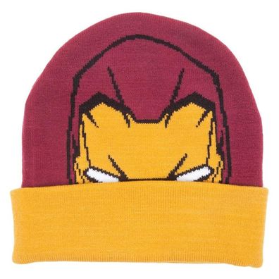 Marvel Comics Beanie Wollmütze: Iron Man Face