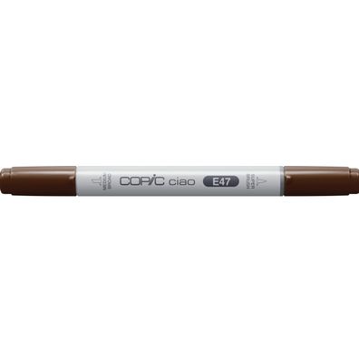 Copic Ciao Marker E47 Dark Brown