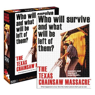 Texas Chainsaw Massacre Puzzle Who Will Survive (500 Teile)