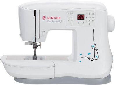 SINGER Featherweight C240 Nähmaschine - Weiß mit zwei Jahren Garantie