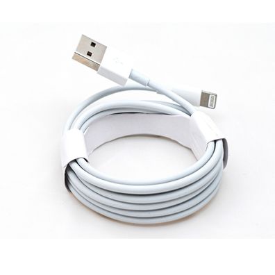 Apple Lightning auf USB Kabel für Apple, 1m - Weiß (MD818ZM/ A)
