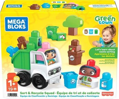 Fisher-Price - Mega Bloks Green Town Sort And Recycle Squad - Fisher-Pri...