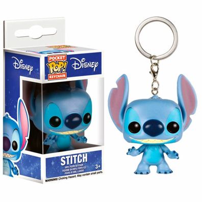 Disney Lilo und Stitch Pocket Funko POP! PVC-Schlüsselanhänger-Stitch