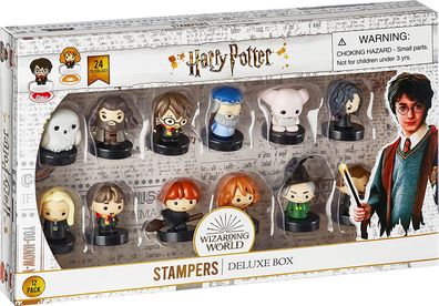 Harry Potter Stempel mit 3D Figur Deluxe Box (12-teilig)