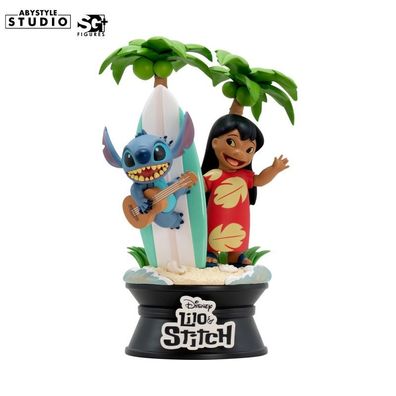 Disney Lilo & Stitch PVC-Statue: Lilo & Stitch Surfboard (17 cm)