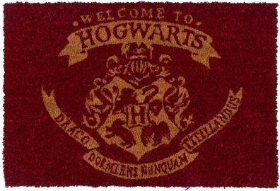 Harry Potter Fußmatte Welcome to Hogwarts (rot)