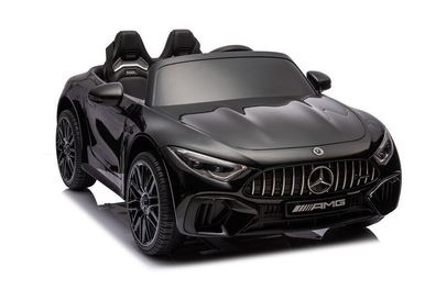 ES-Toys Elektro Kinderauto Mercedes SL63 AMG EVA-Reifen Stoßdämpfer lizenziert