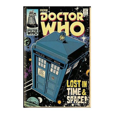 Doctor Who Poster: TARDIS Comic Cover (78)