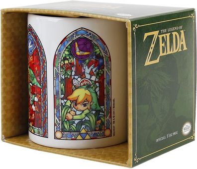Legend of Zelda Keramiktasse - Stained Glass (320 ml)