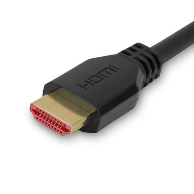 Ultra HDMI Kabel, 8K, ABS, Eco, schwarz, 1m