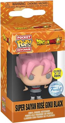 Dragon Ball Pocket Funko POP! PVC-Schlüsselanhänger - Goku (Rose Blackligt)