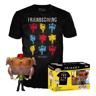Friends Funko POP! Figur + T-Shirt Set - Monica Geller
