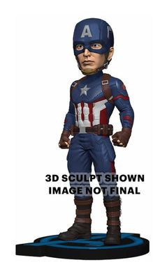 Avengers Endgame Headknocker Wackelkopf-Figur Captain America