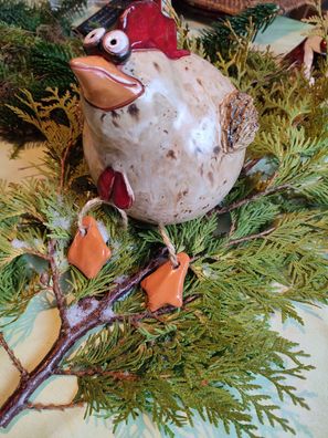 Huhn keramik Handegmacht - lustiges Huhn Weihnachtsgeschenk