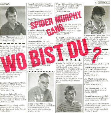 7" Spider Murphy Gang - Wo bist Du