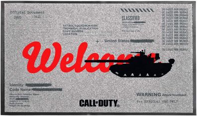 Call of Duty Fußmatte Cold War - Welcome