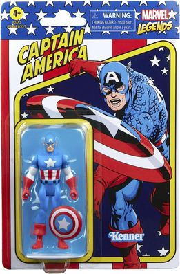 Marvel Legends 3,75 Retro Wave Actionfigur: Captain America