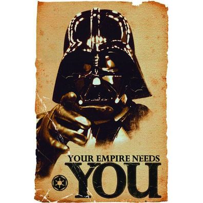 Star Wars Poster: Darth Vader Your Empire Needs You